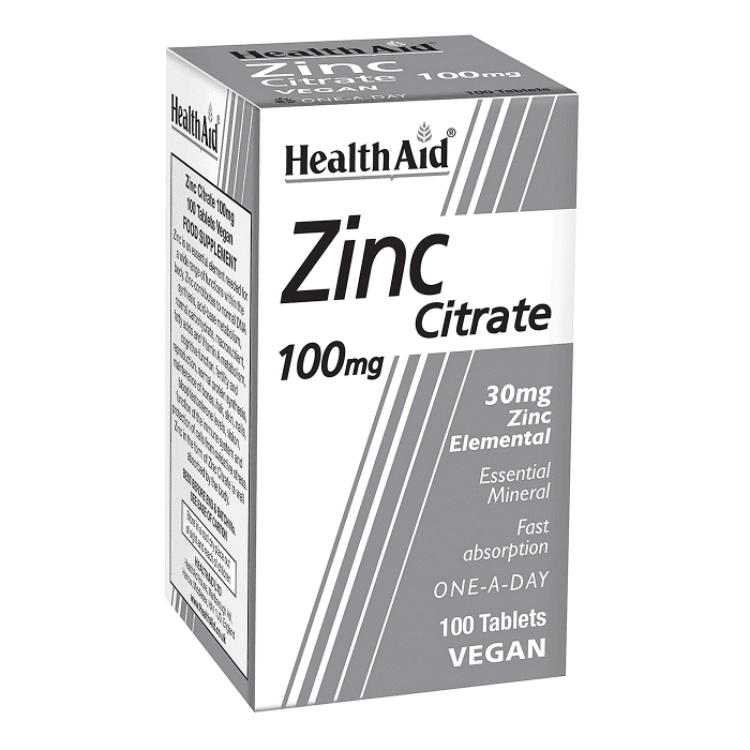 ZINC CITRATE TBL 100X100MG