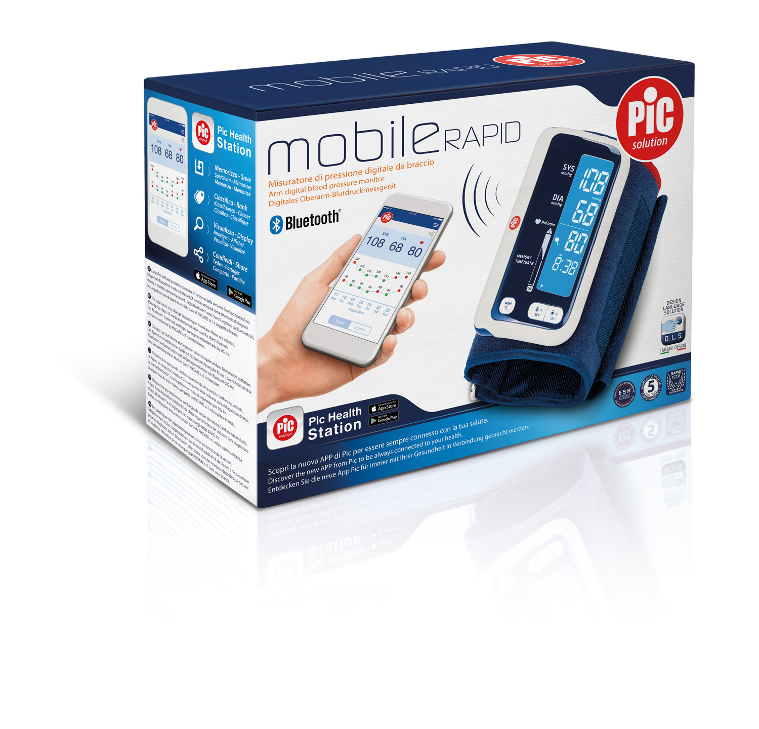 Pic Mobile Rapid Wrist dig.merač pritiska za zglob