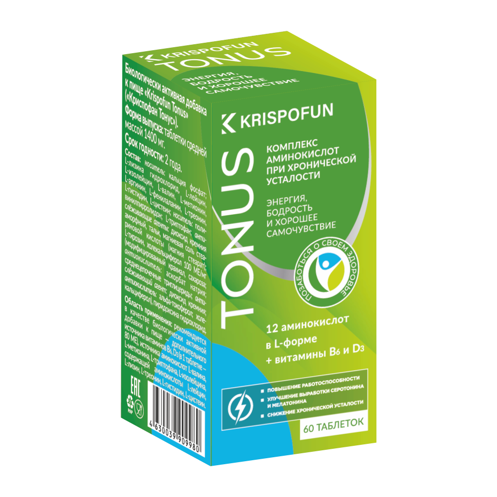 Krispofun Tonus 60 tableta