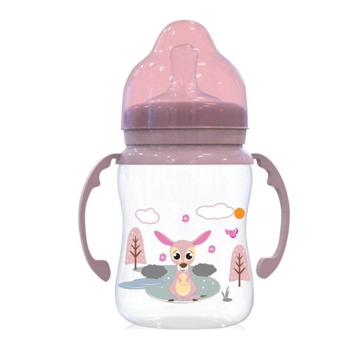 LORELLI FLASICA WIDE NECK 0M+ PINK 250ML