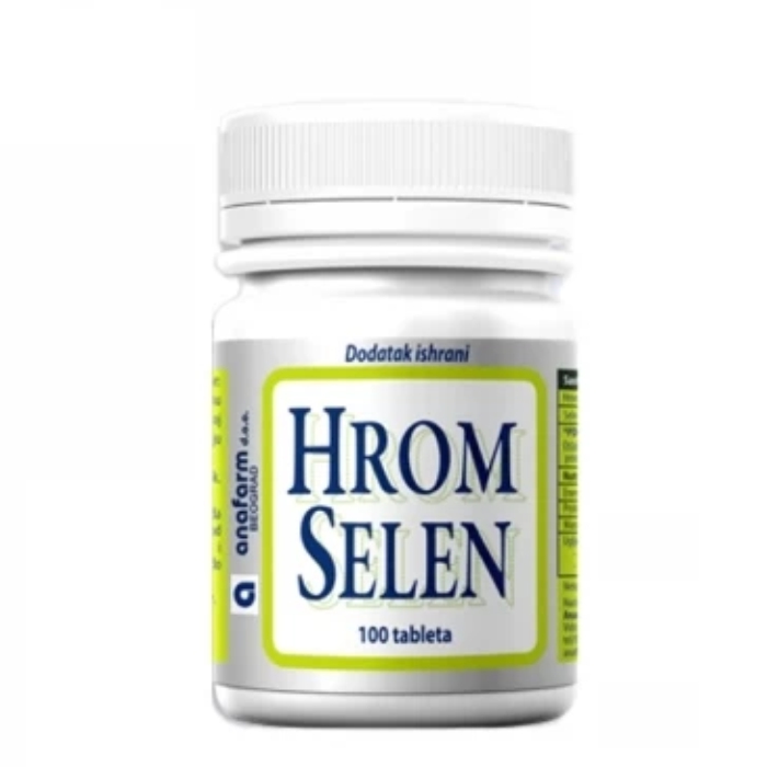 Hrom Selen, 100 tableta Anafarm
