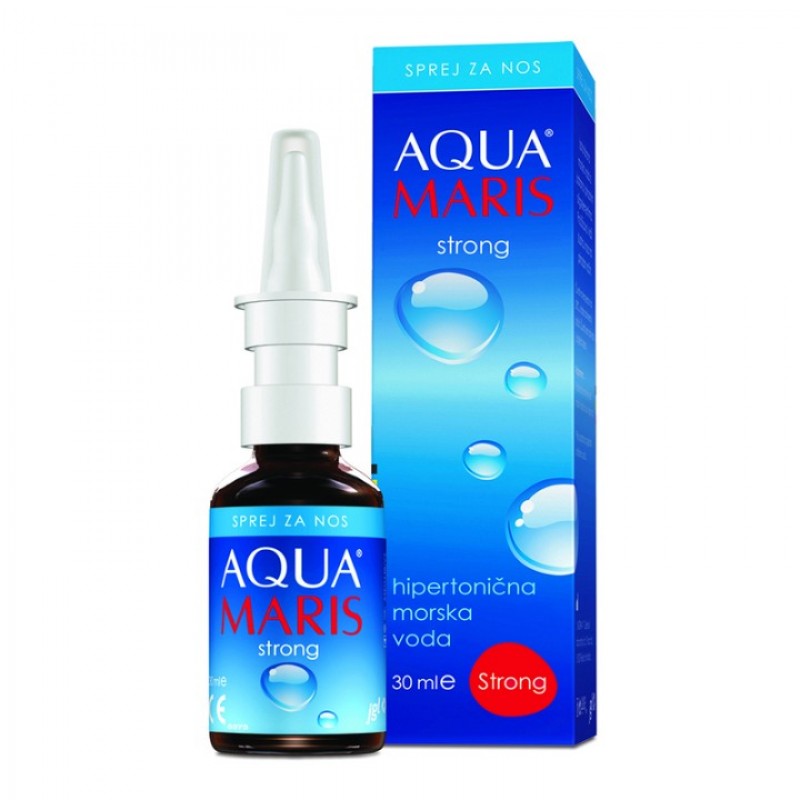 AQUA MARIS STRONG sprej za nos 30mL - hipertonični rastvor