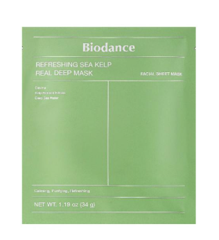 Biodance Refreshing Sea Kelp Real Deep Mask, 34 g