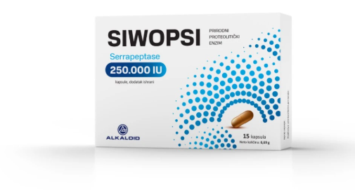 SIWOPSI SERRAPTASE 250000IU CPS A15