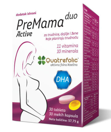 Premama duo active 30 tabl + 30 kaps
