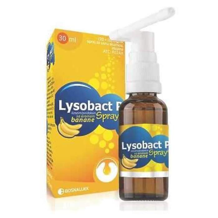 LYSOBACT P SPREJ BANANA 30ML