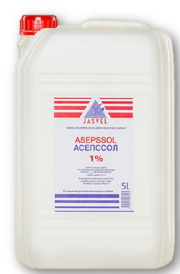 ASEPSOL rastvor 1%, 5 l
