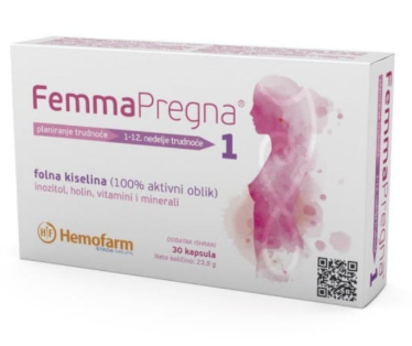 FemmaPregna 1, 30 kapsula