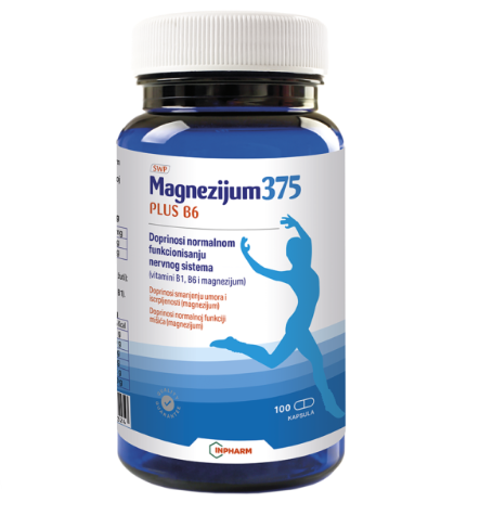 MAGNEZIJUM 375 PLUS B6 CPS.100