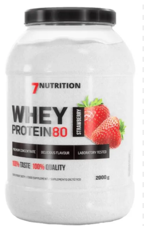 7NUTRITION WHEY PROTEIN 80 JAGODA 2000G