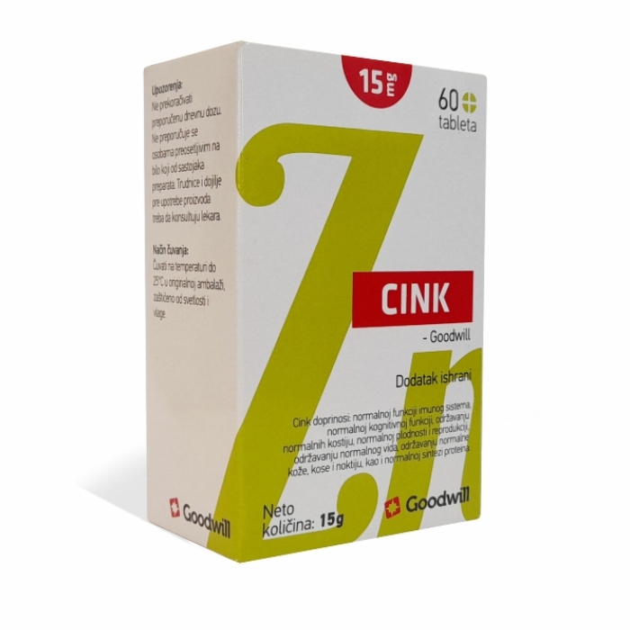 Cink A60 tabl.GOODWILL