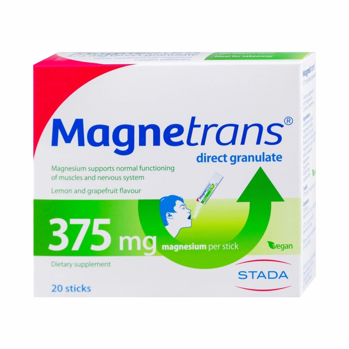 Magnetrans direkt prašak, 375mg, 20 kesica