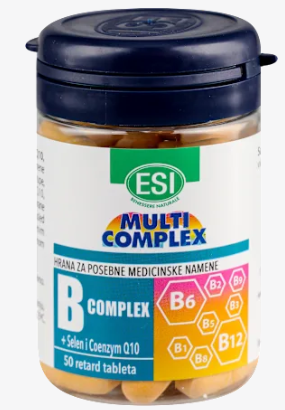 ESI Multi Complex B-Complex + selen + koenzim Q10 50 tableta