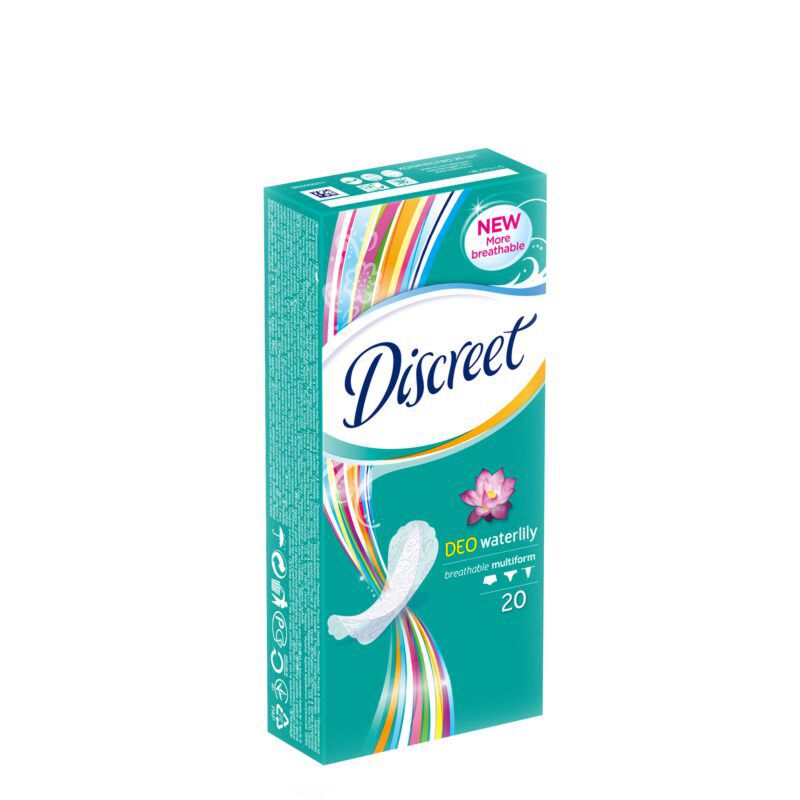 Discreet deo water lilly - 20 pcs