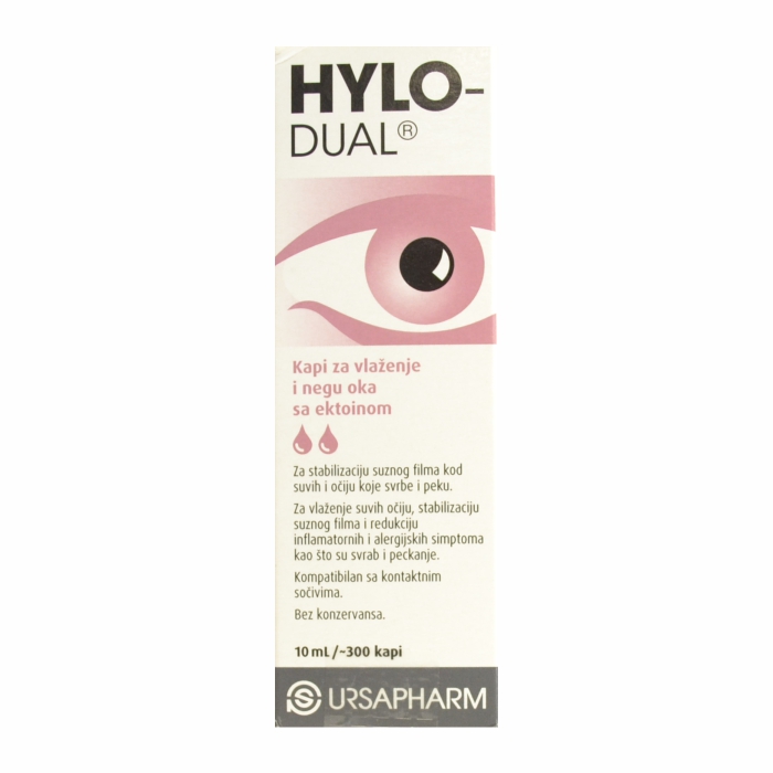 Hylo-dual kapi za oči, 10ml