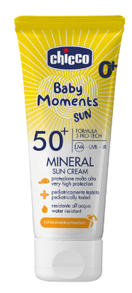 Chicco mineralna krema za sunčanje SPF 50+, 75 ml