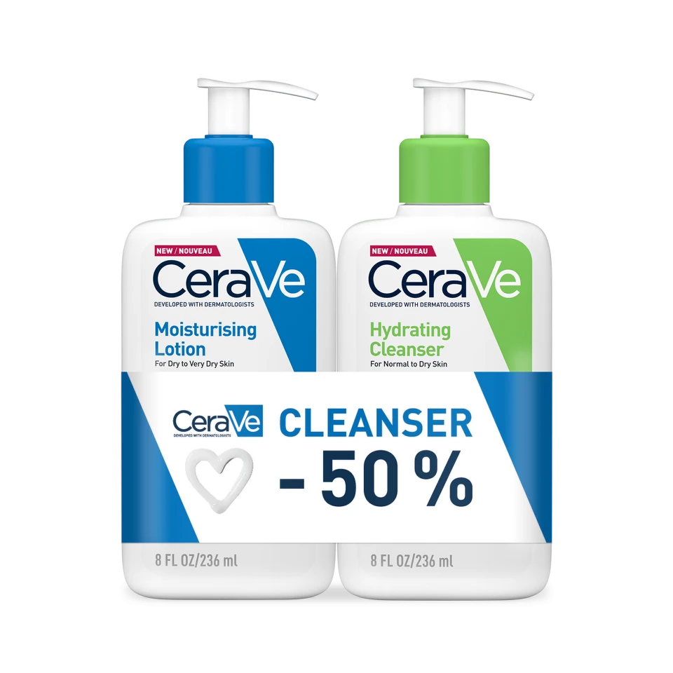 CeraVe Hidratantni losion 236ml + CeraVe Hidratantna emulzija 236ml