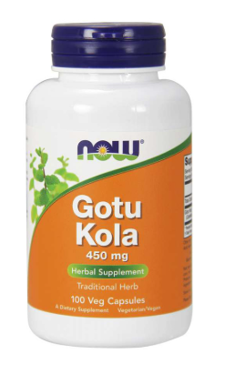 NOW Gotu Kola 450mg, 100 kapsula