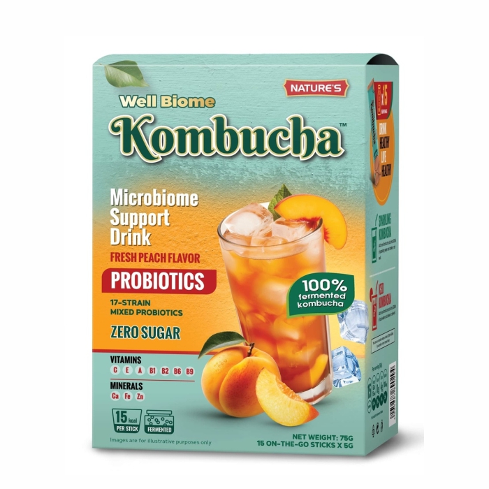 Well Biome Kombuha breskva,15 kesica 75gr