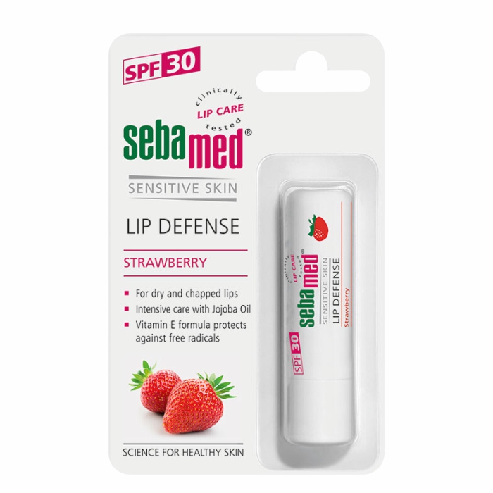 Sebamed balzam za usne jagoda SPF 30, 4,8g