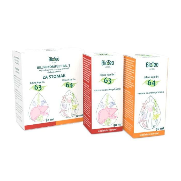 KOMPLET BR 3 ZA STOMAK BIOTEO