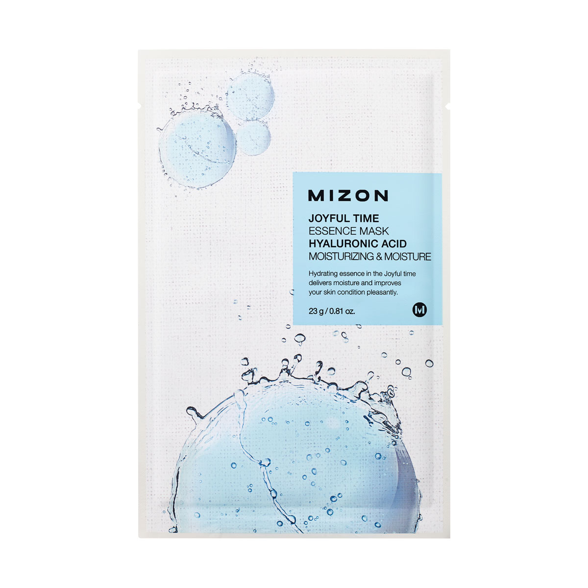 MIZON Joyful Time Essence Mask - hijaluronska kis. 23gr
