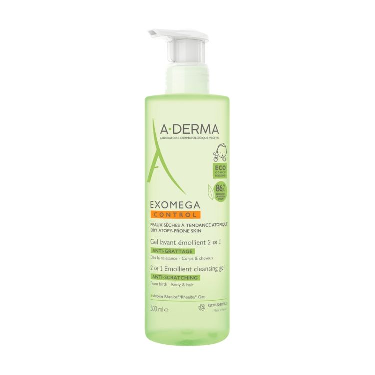 A-Derma Exomega Control penušavi gel 500ml