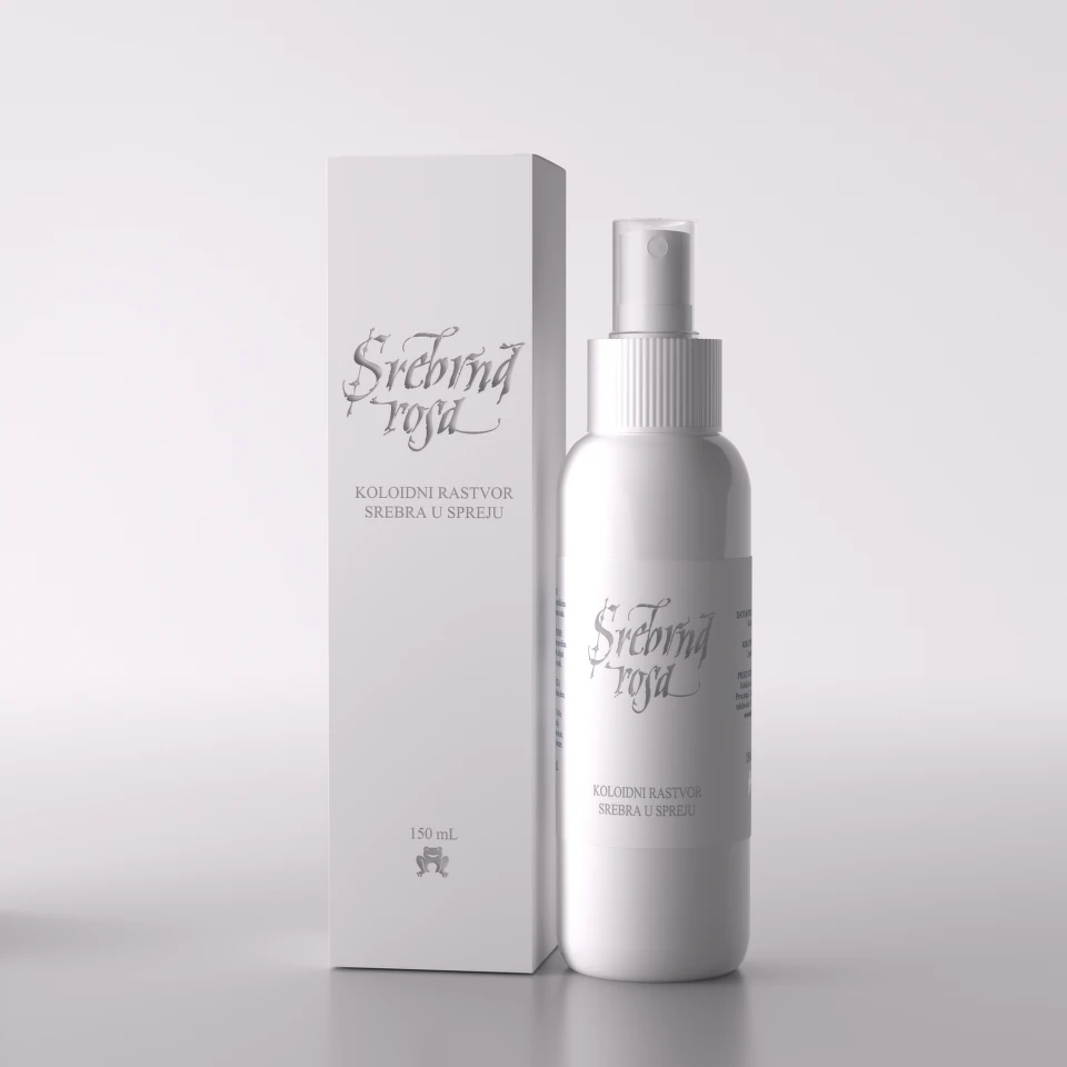 SREBRNA ROSA SPREJ LICE 150ML