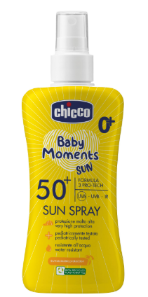 Chicco sprej za sunčanje SPF 50+, 150 ml