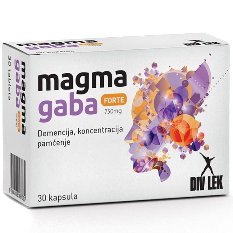Magma Gaba Forte 750mg, 30 kapsula