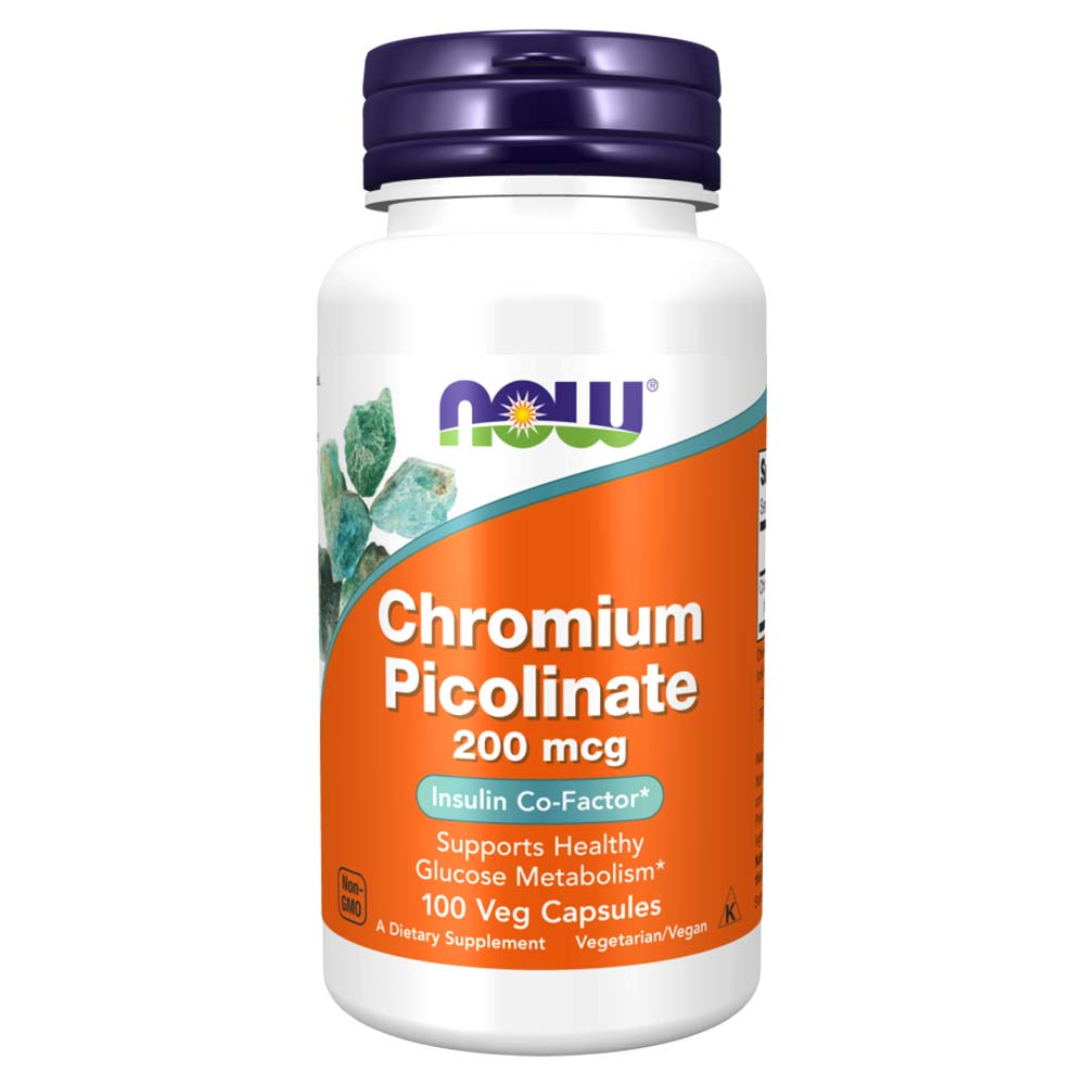 NOW- CHROMIUM PICOLINATE100x200MCG