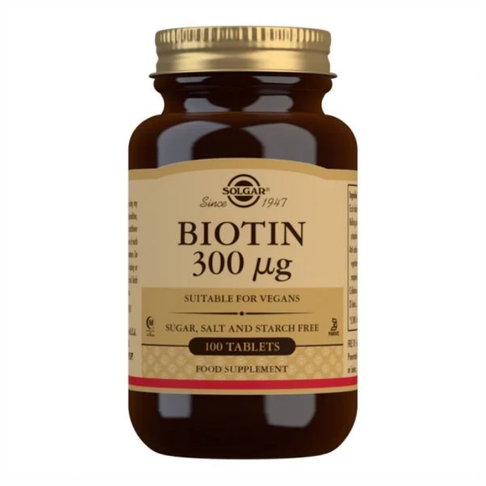 SOLGAR BIOTIN tabl. 100x300mcg
