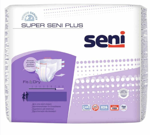 Seni Super Plus, XL (4) pelene, 10 kom.