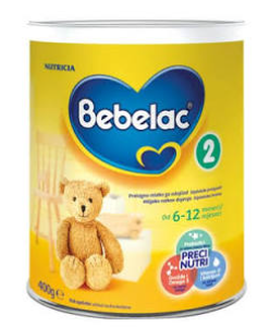 Bebelac 2 400 g mlečna formula