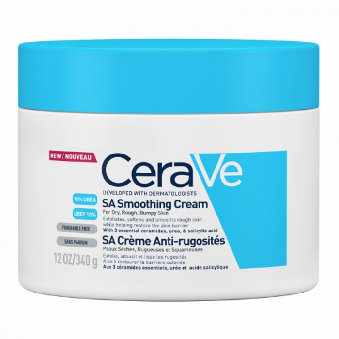 CeraVe SA krema za zaglađivanje suve i grube kože 340g
