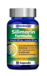 Strong Nature Silimarin Formula, 30 kapsula