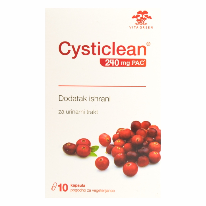 CYSTICLEAN 240MG PAC 10 CPS