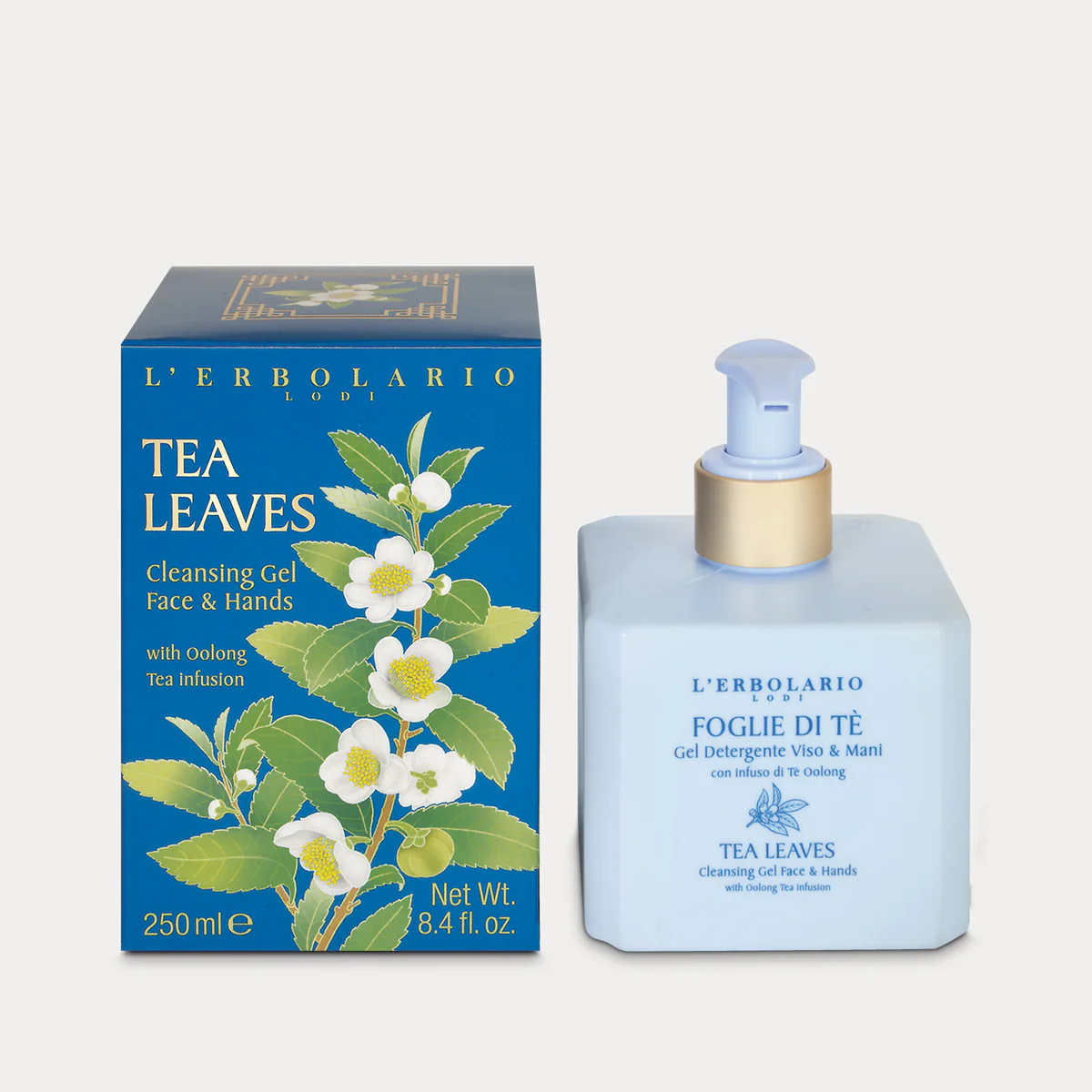 Lerbolario cleansing gel face and hands 250ml