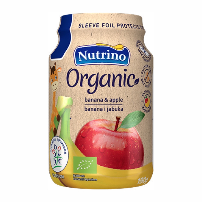 Nutrino-org pire od voca banan jab 190g