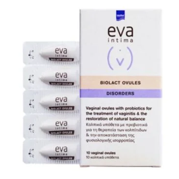Eva Intima Biolact Ovules 10 vagitorija