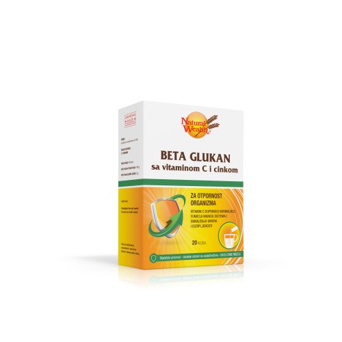NW BETA GLUKAN sa vitaminom C i cinkom kesice a'20