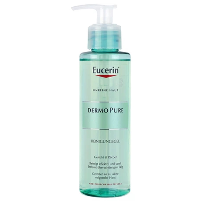 Eucerin DermoPure Gel za čišćenje masne kože lica 400mL