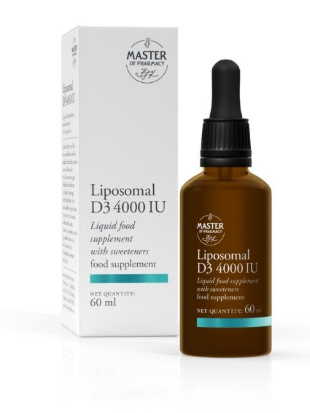 Master of Pharmacy Liposomal vitamin D3 4000 IU sprej, 60 doza