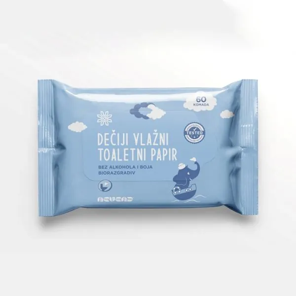 NEVENA TOALET PAPIR VLAZNI ZA DECU 60/1
