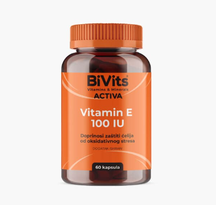 BiVits Activa Vitamin E 100IU 60 kapsula