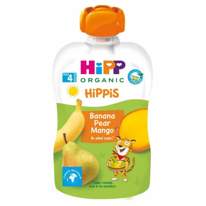HIPP Zabava Banana, kruška, mango 100g