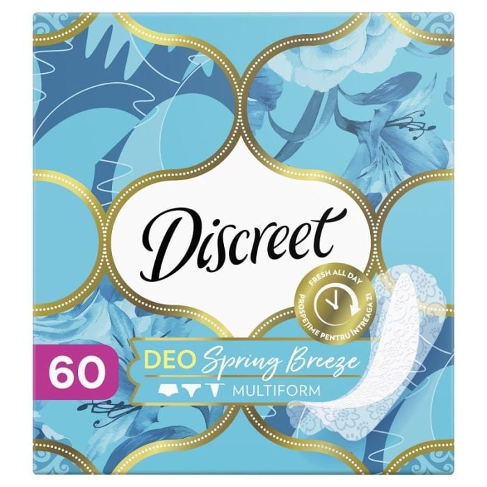 Discreet deo spring breeze - 60 pcs