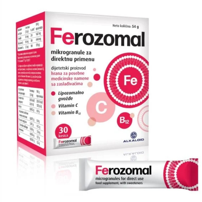Ferozomal mikrogranule za direktnu primenu 30 kesica