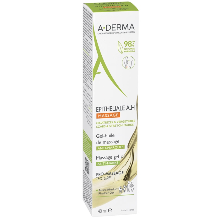 A-Derma Epitheliale A.H Duo Massage gel-ulje 40ml