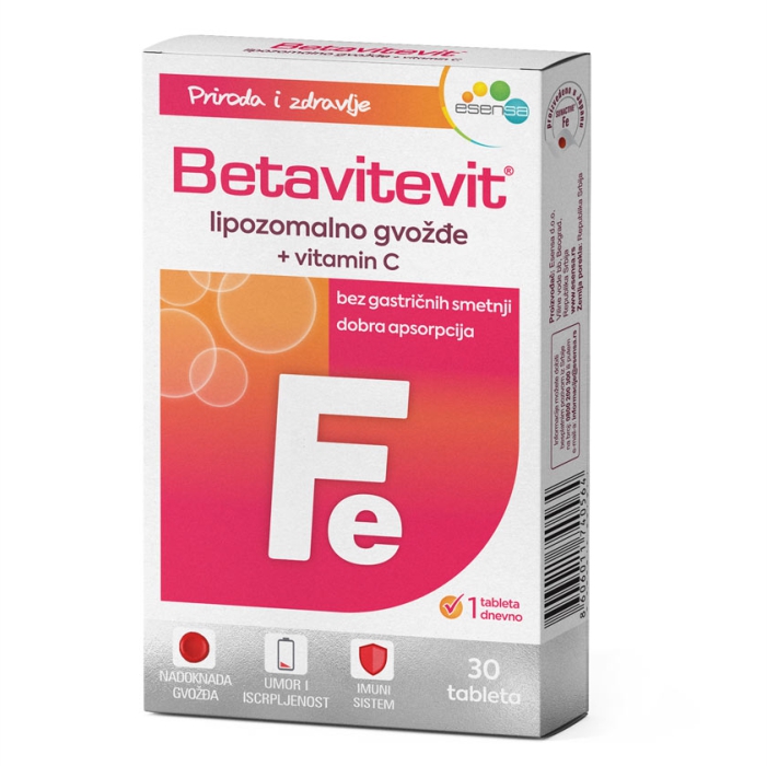 Betavitevit Fe gvožđe i vitamin C, 30 tableta